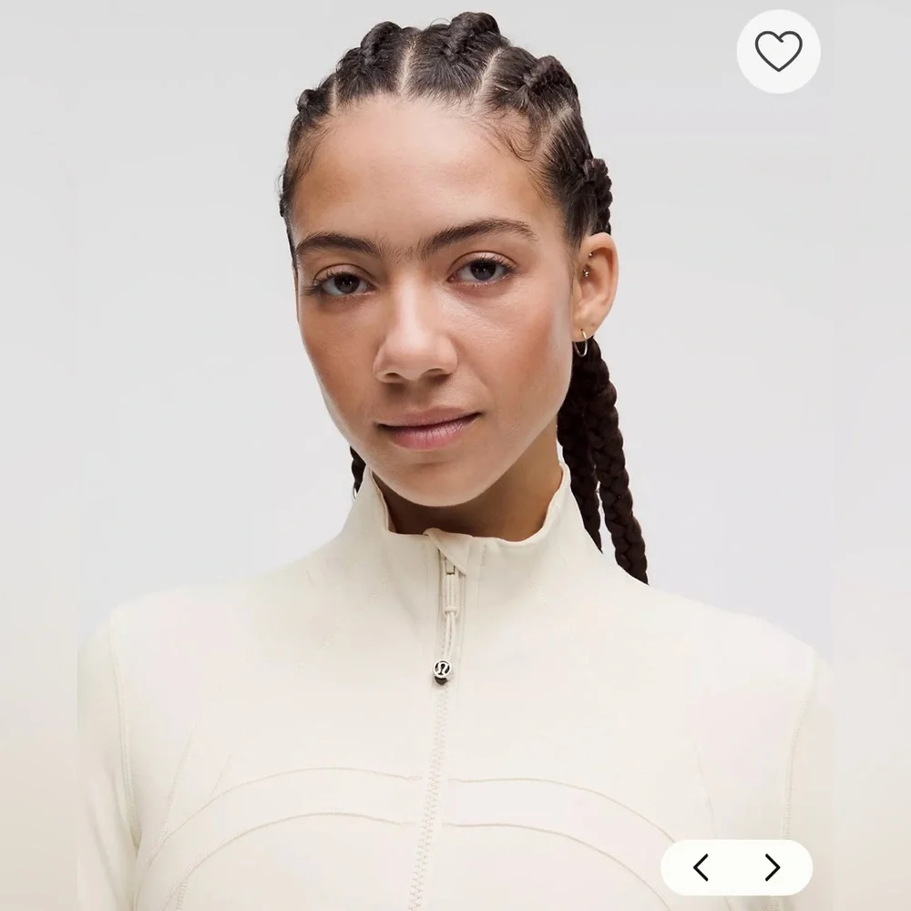 NWT Lululemon Nulu Cropped Define Jacket in Light Ivory Size 6 - Picture 4 of 15